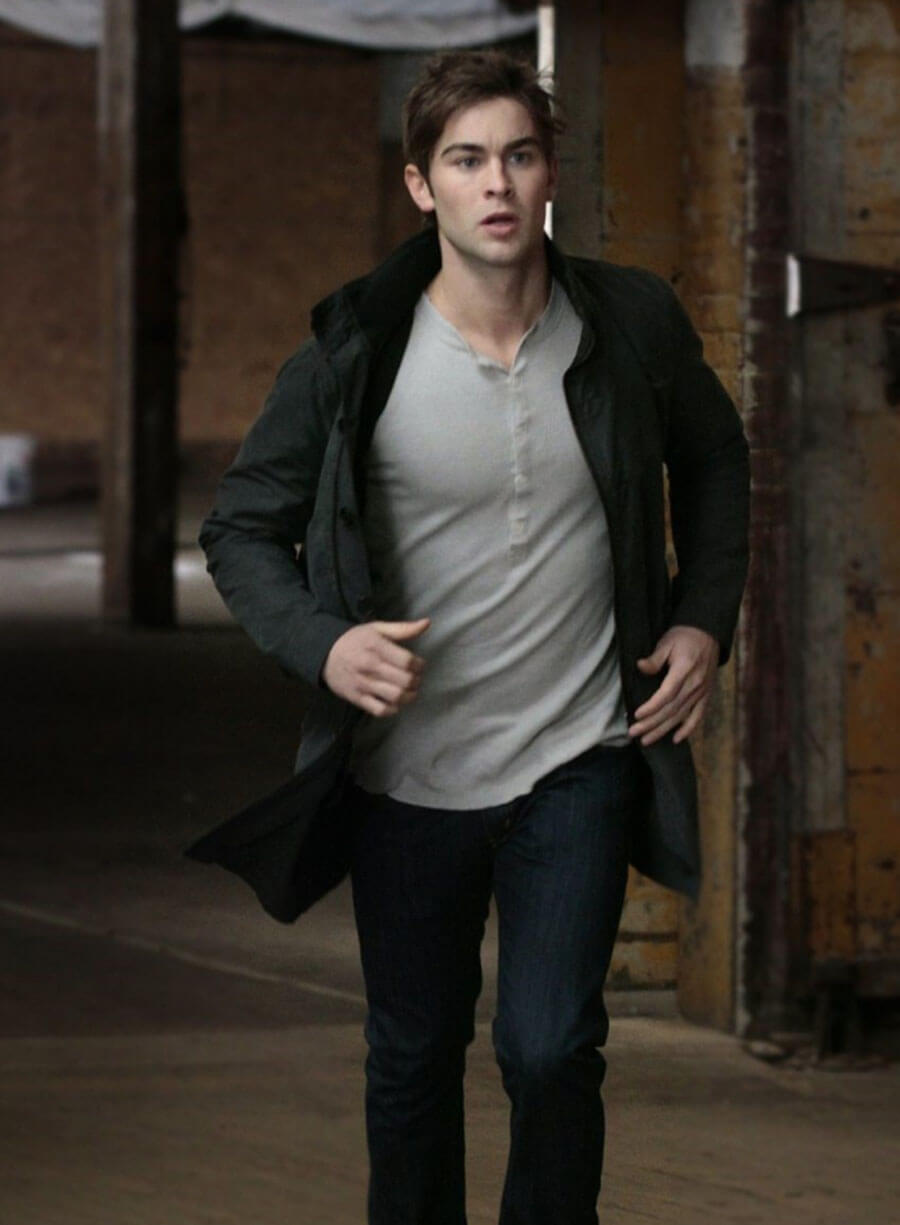 Gossip Girl Nate Archibald Black Coat