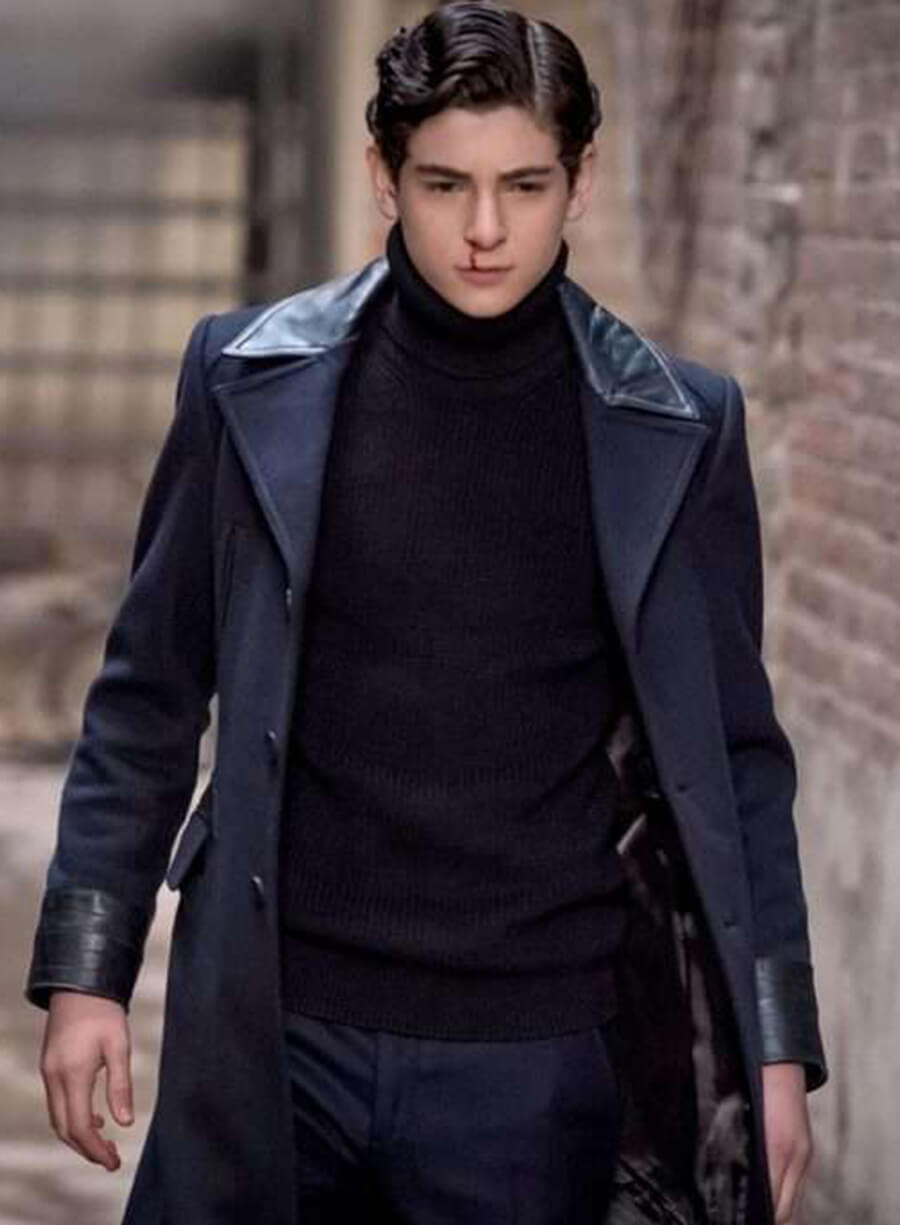 Gotham Bruce Wayne Black Trench Coat