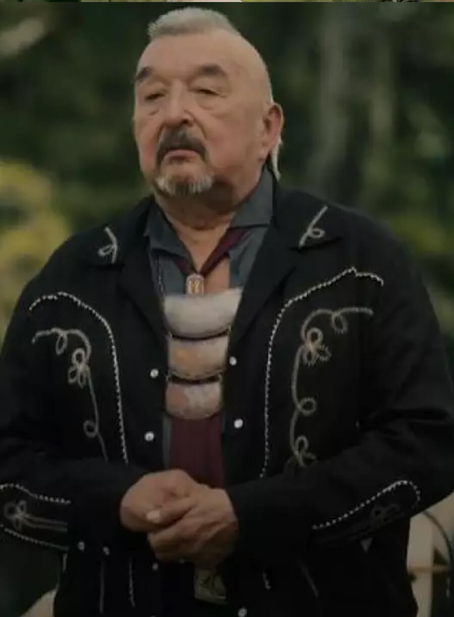 Graham Greene Tulsa King Black Western Jacket