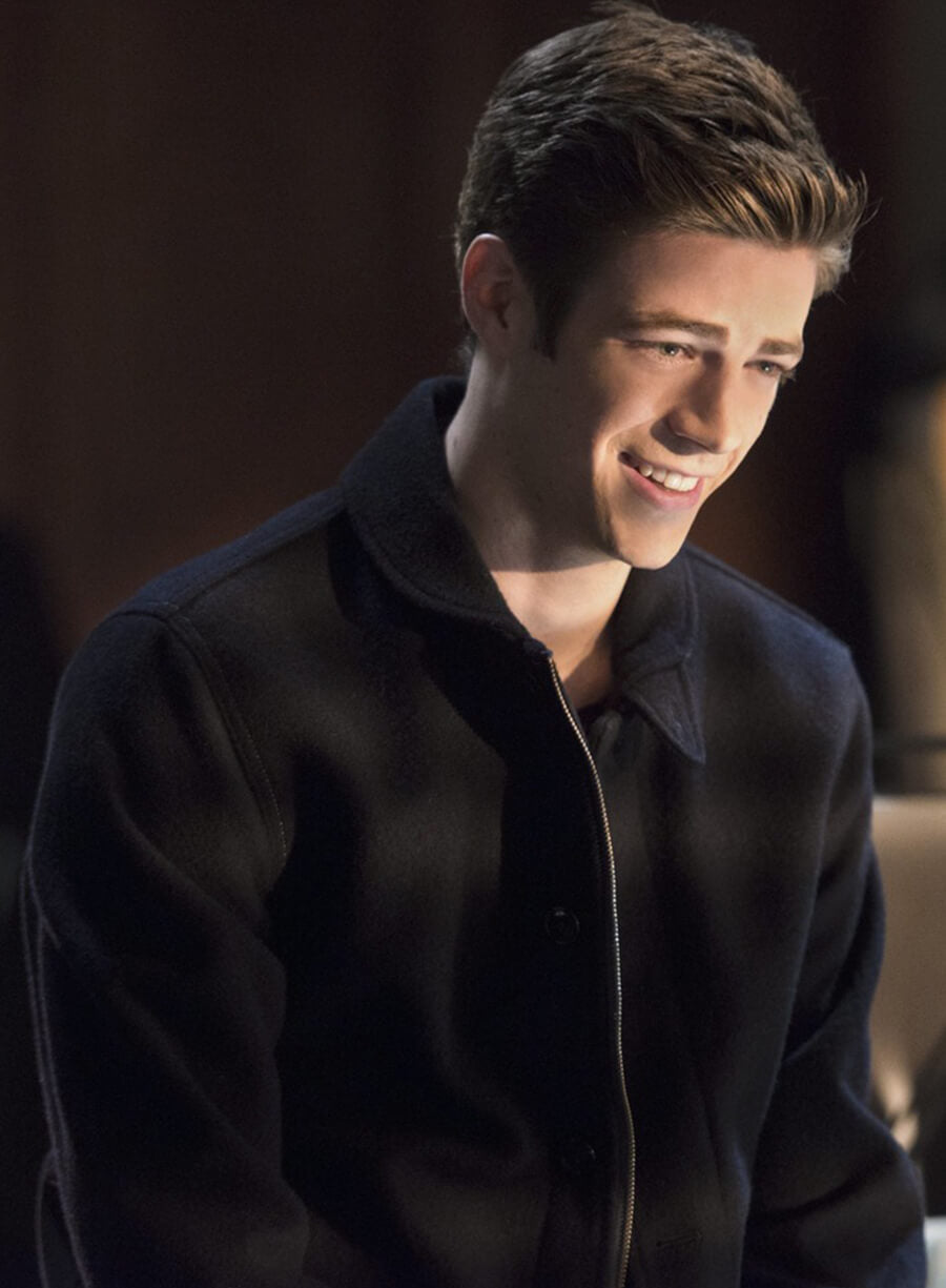Grant Gustin The Flash Wool Jacket