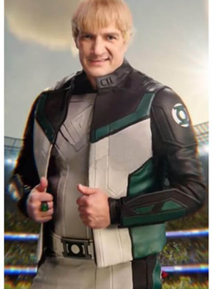 Green Lantern Superman 2025 Leather Jacket