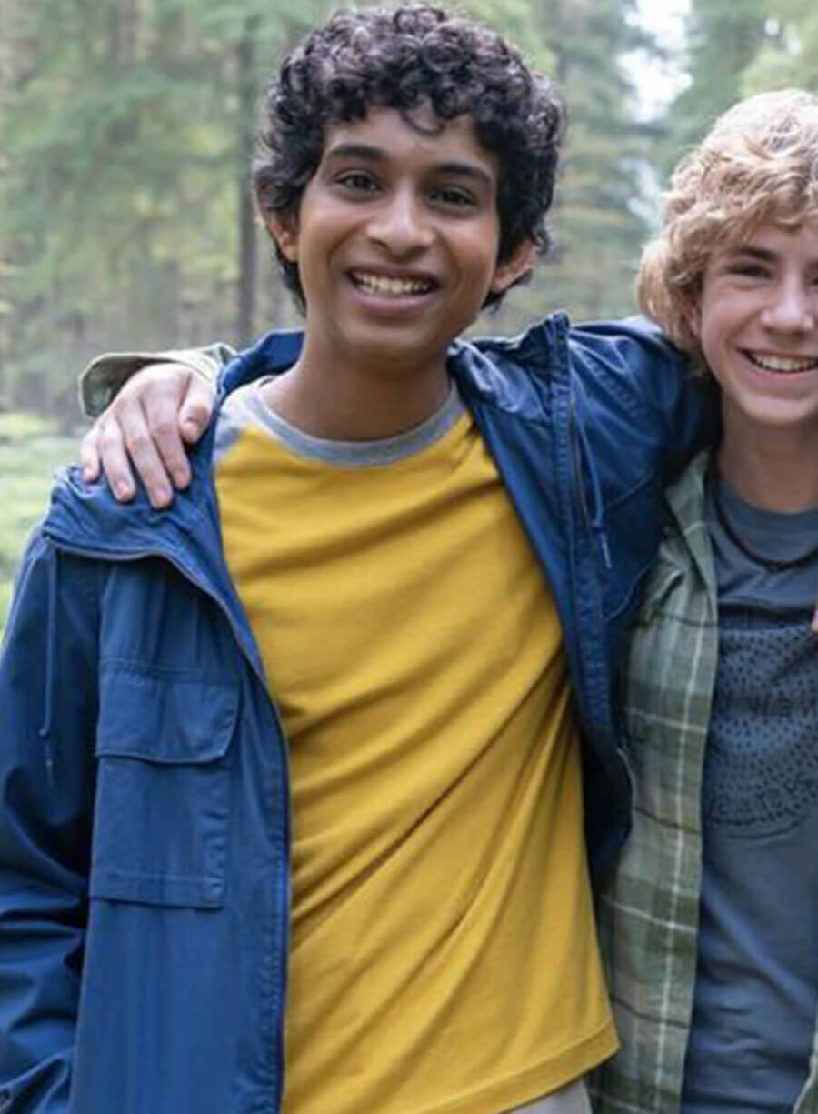 Grover Underwood Percy Jackson and the Olympians Blue Jacket
