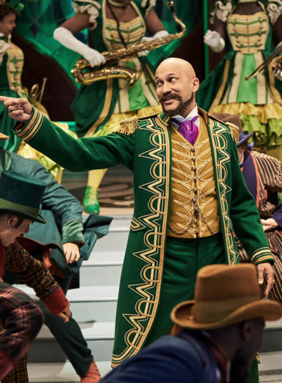 Gustafson Jingle Jangle: A Christmas Journey Green Embroidered Coat