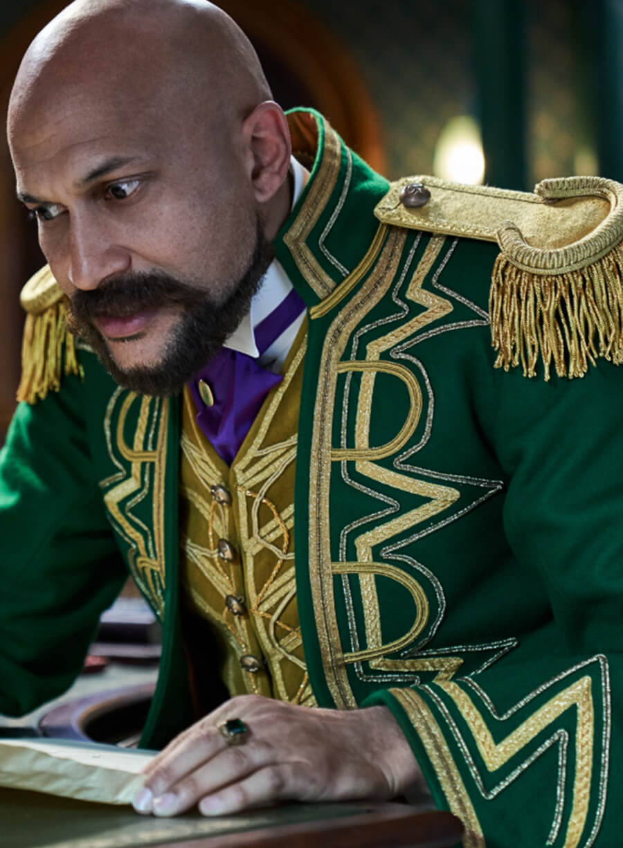 Gustafson Jingle Jangle: A Christmas Journey Green Embroidered Coat