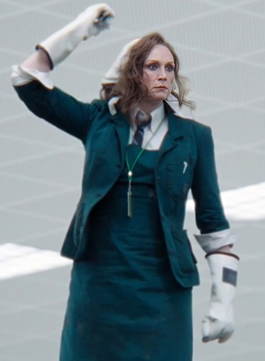 Gwendoline Christie Severance S02 Blue Coat