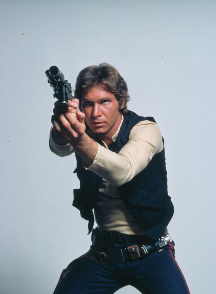 Han Solo Star Wars: The Force Awakens Black Vest