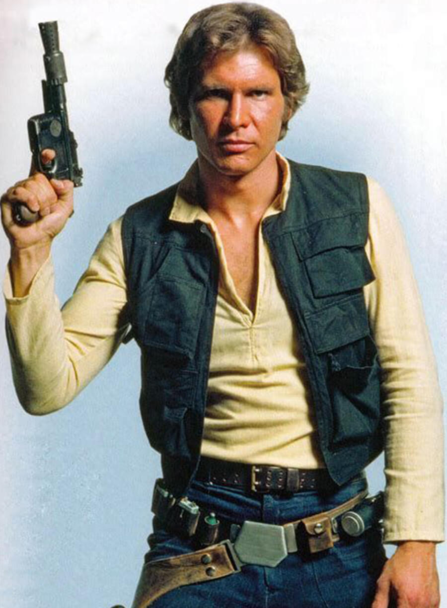 Han Solo Star Wars: The Force Awakens Black Vest