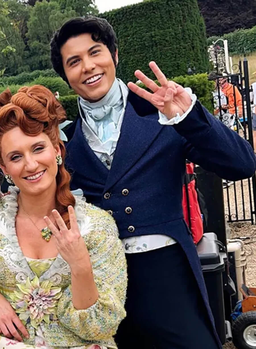 Harry Dankworth Bridgerton Blue Tailcoat