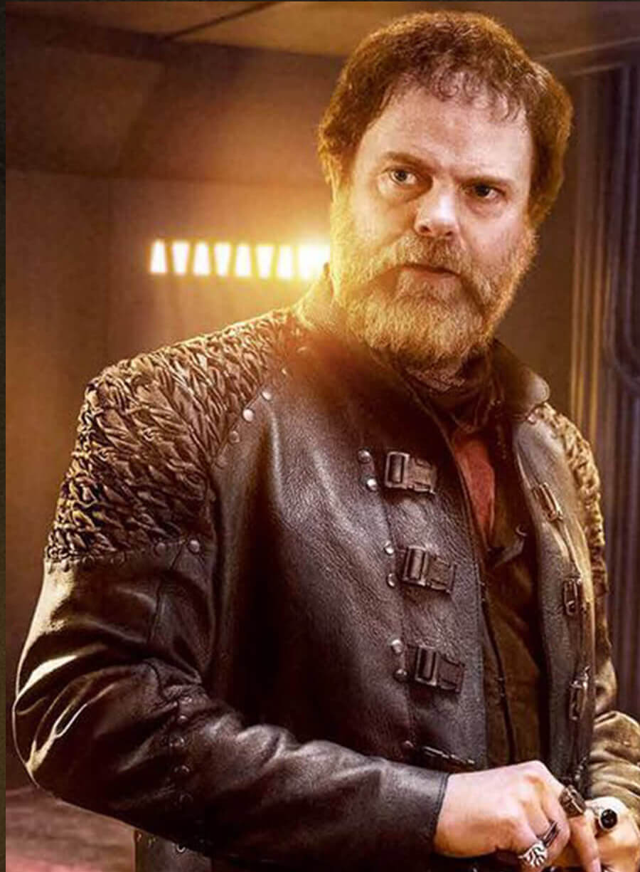 Harry Mudd Star Trek Discovery Black Leather Coat