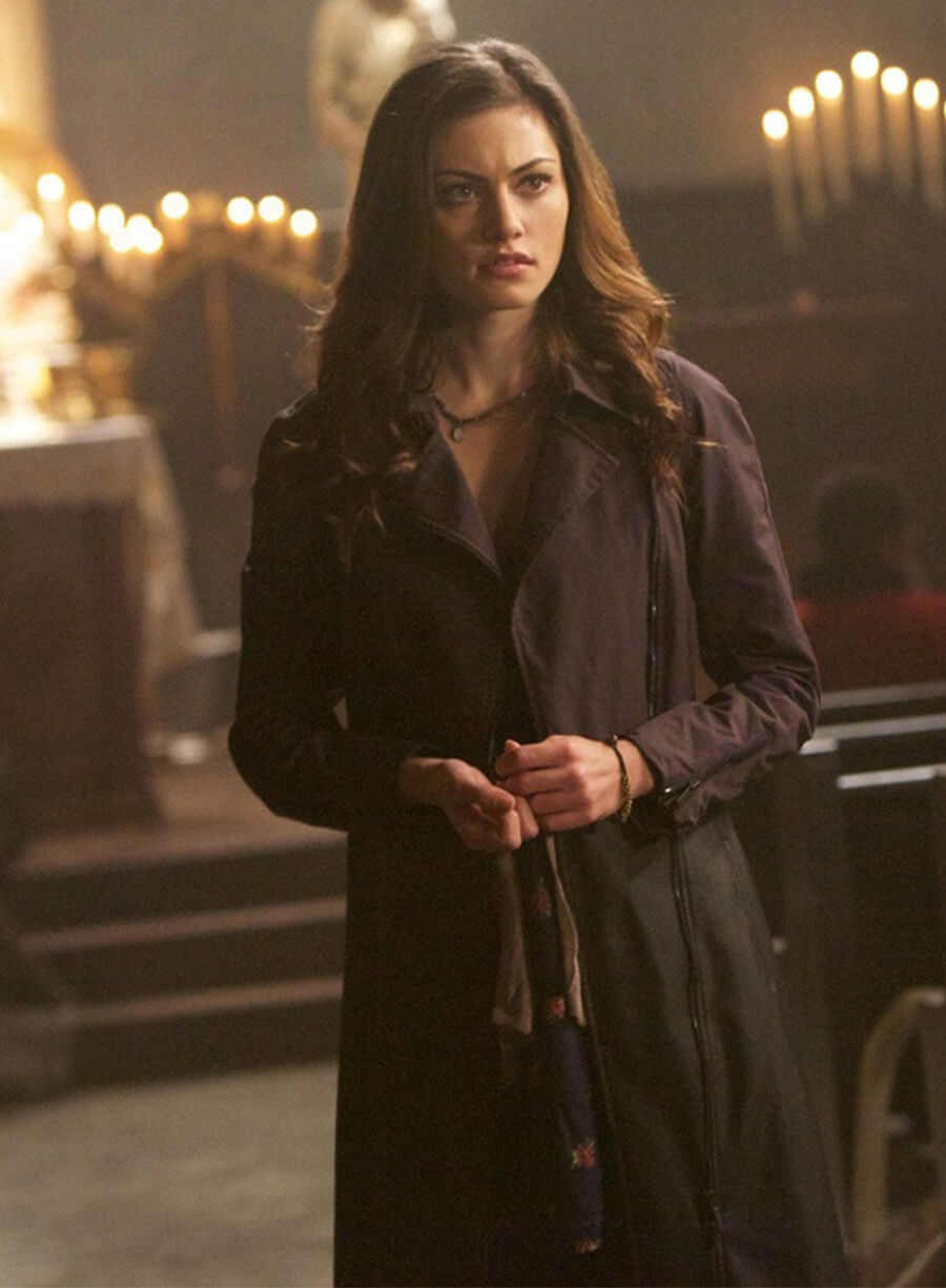 Hayley Marshall The Originals S01 Purple Coat