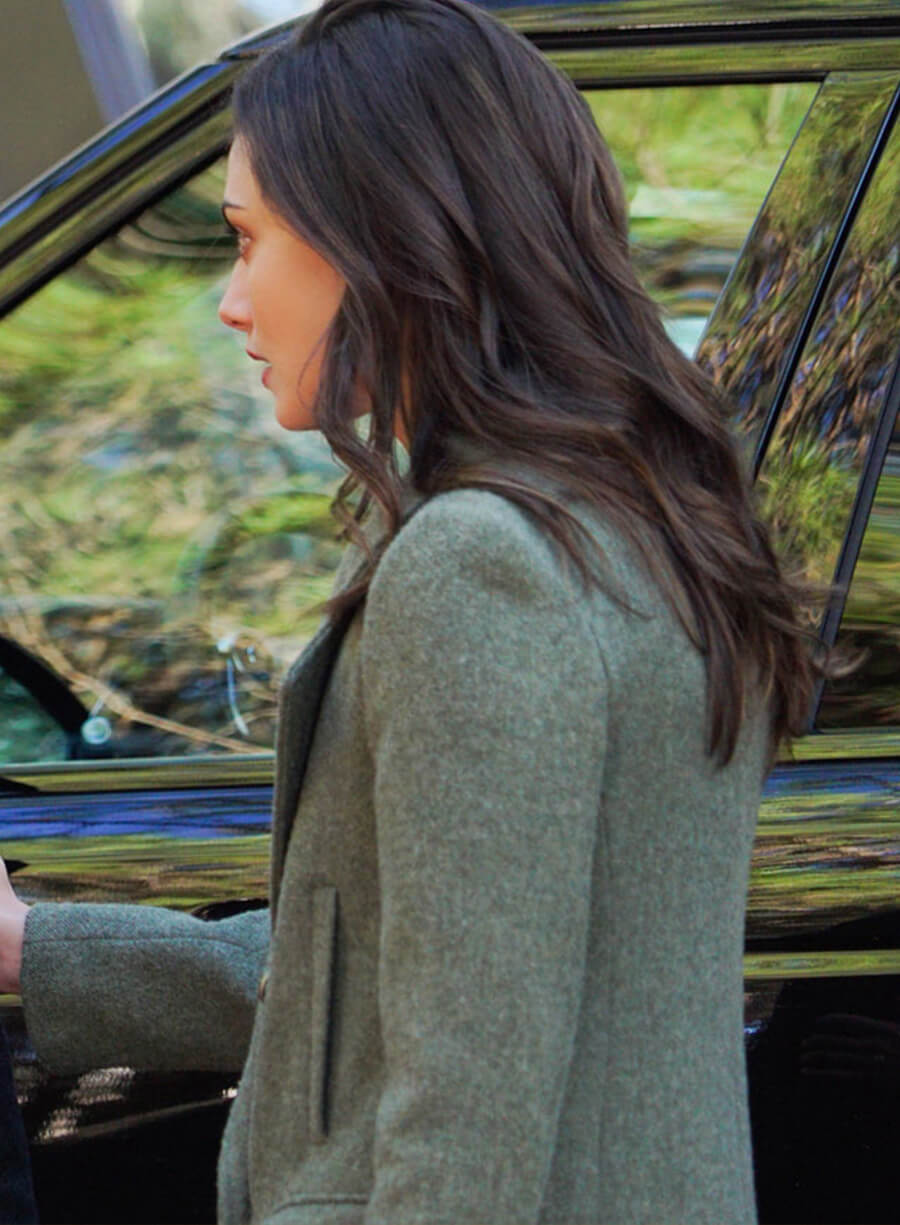 Hayley Marshall The Originals S03 Grey Wool Coat