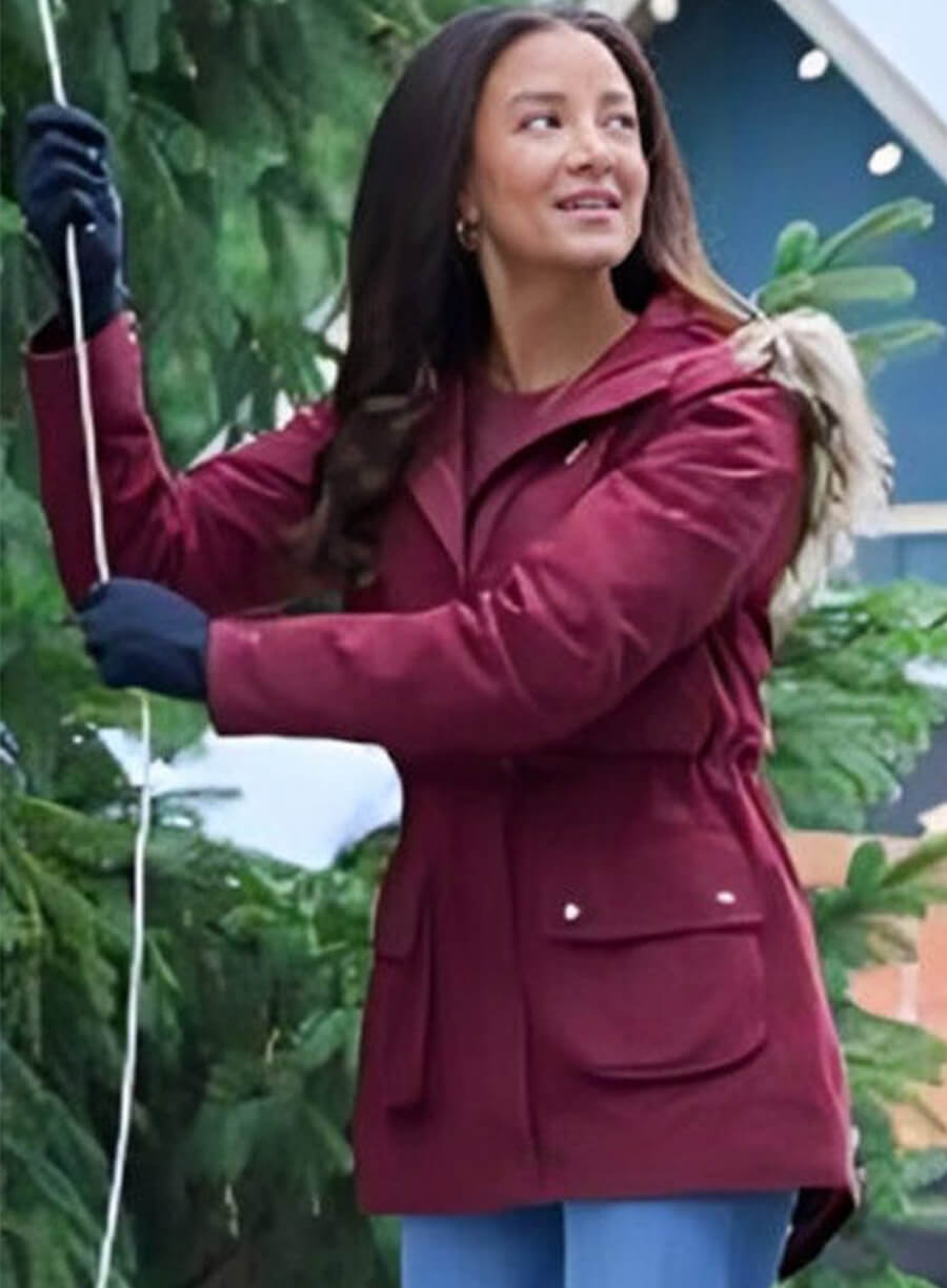 Heather Hemmens Christmas Under the Lights Parka Jacket