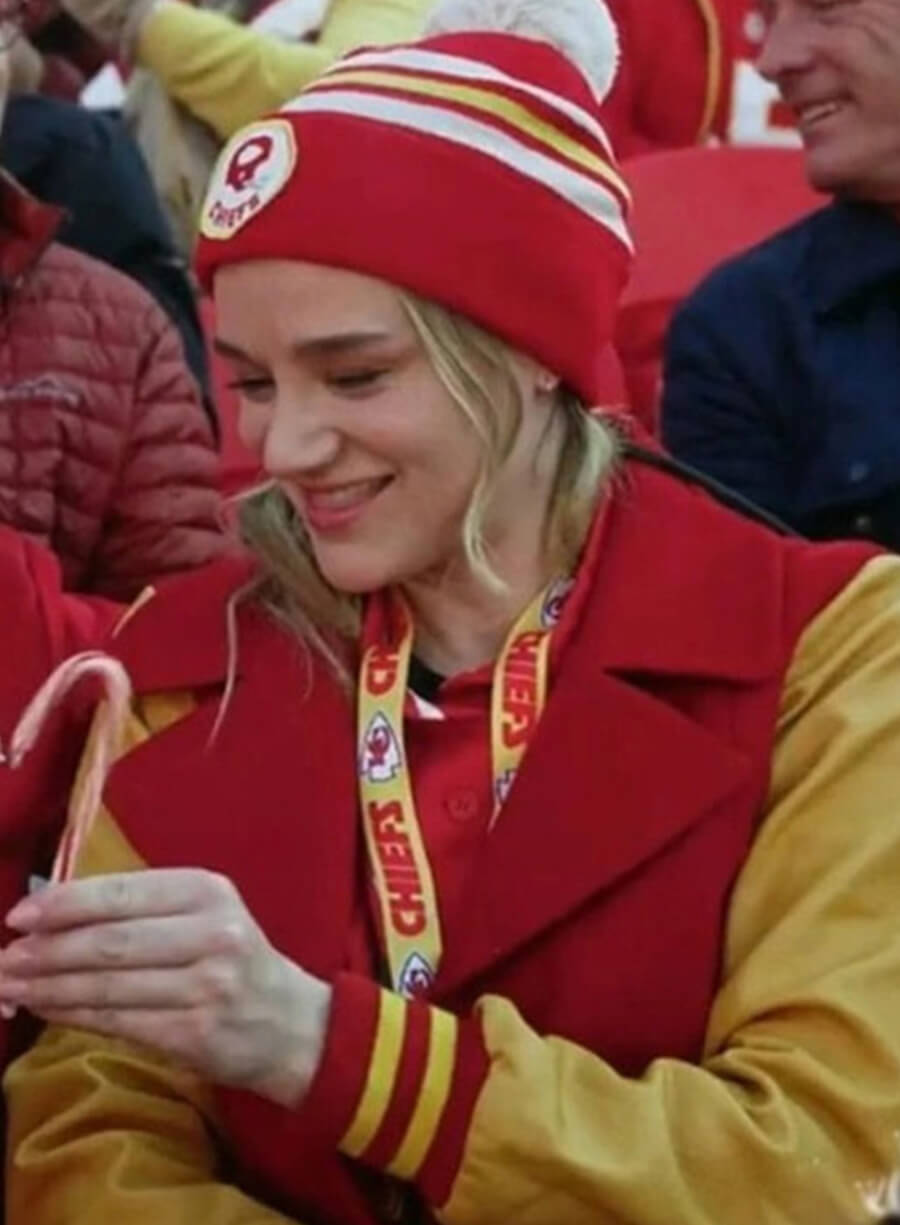 Hunter King Holiday Touchdown: A Chiefs Love Story Christmas Coat