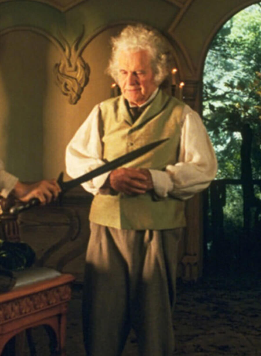 Ian Holm The Lord of the Rings 2001 Bilbo Vest