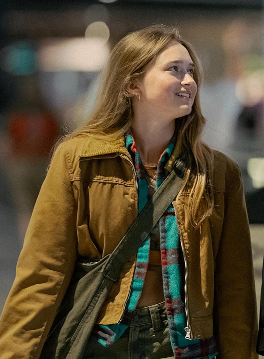 India Fowler The Agency Brown Cotton Jacket