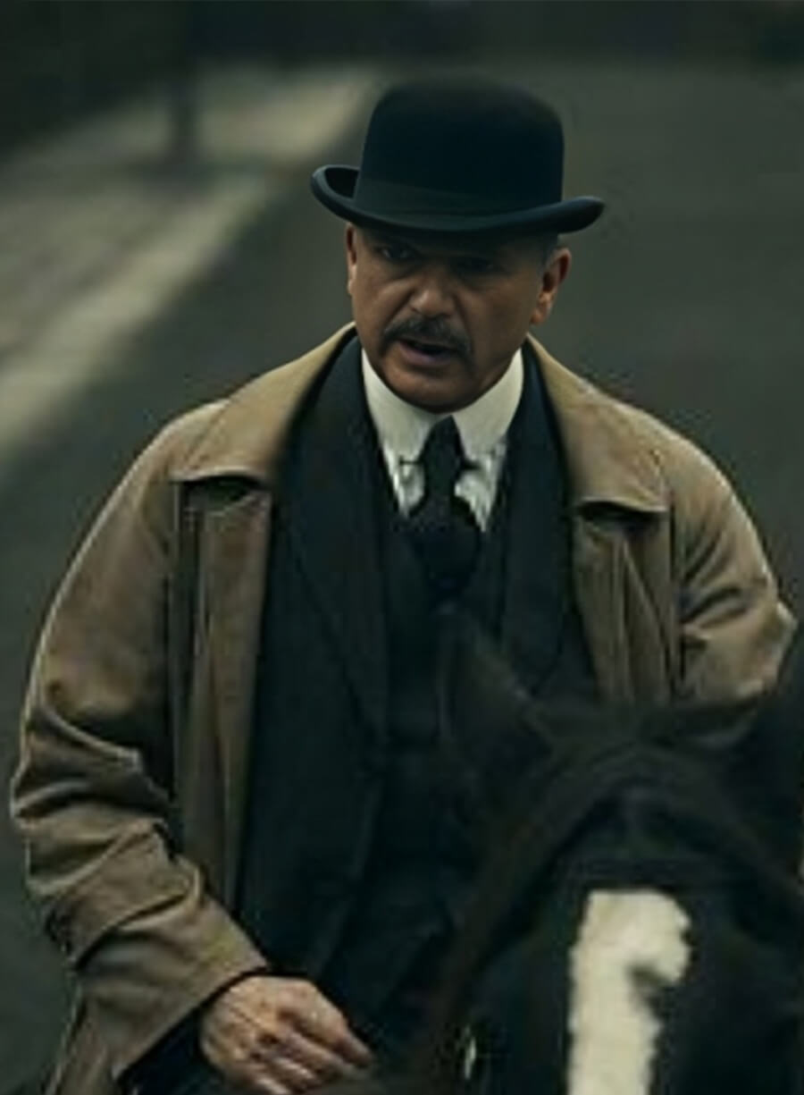 Inspector Chester Campbell Peaky Blinders Trench Coat
