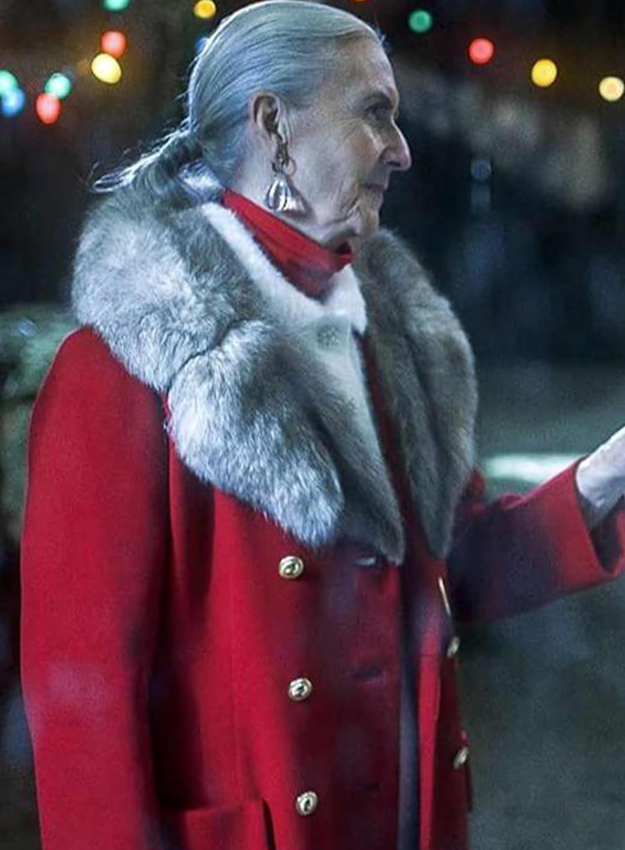 Irene Slater Keeping Up With The Clauses Red Coat