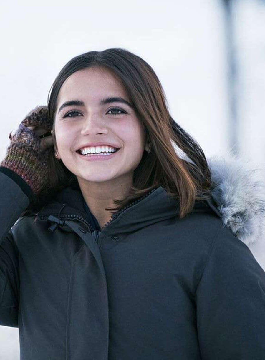 Isabela Merced Let It Snow Julie Grey Jacket