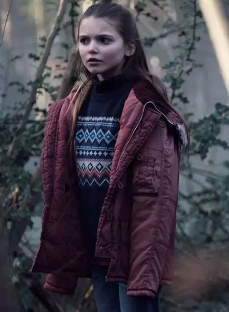 Isabella Astbury The Crow Girl Burgundy Jacket