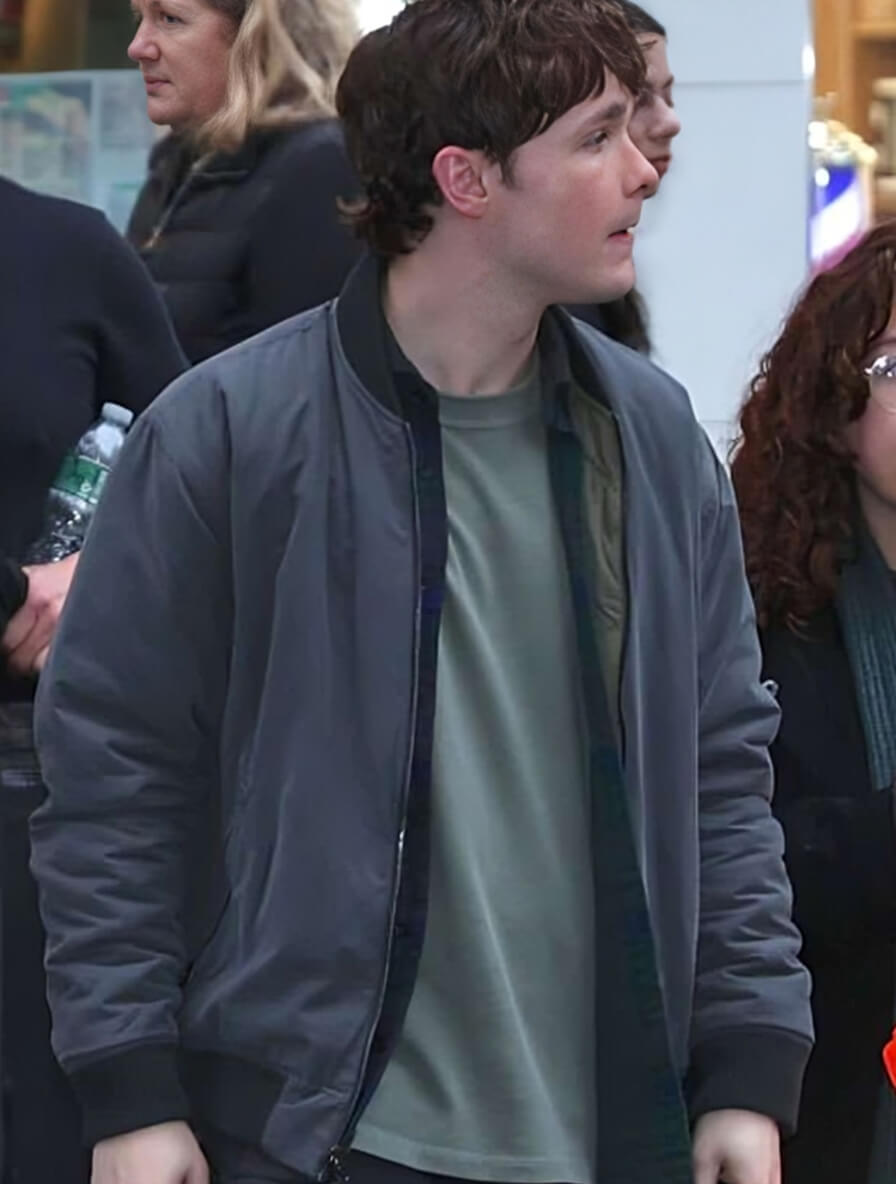 Jack Alcott Dexter Resurrection Grey Bomber Jacket