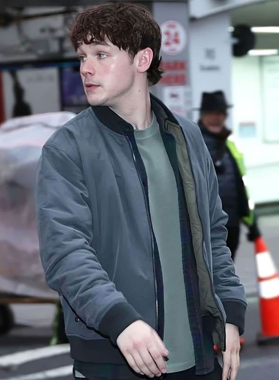 Jack Alcott Dexter Resurrection Grey Bomber Jacket