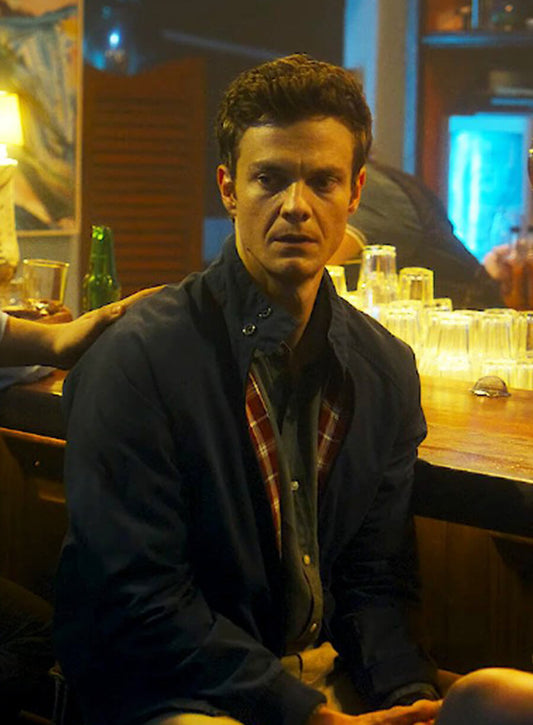 Jack Quaid Novocaine 2025 Black Jacket