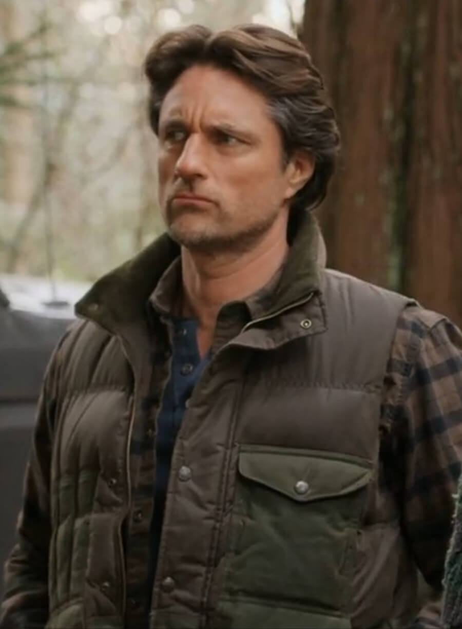 Jack Sheridan Virgin River Green Puffer Vest