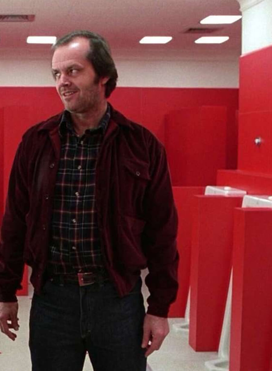 Jack Torrance The Shinning Red Corduroy Jacket