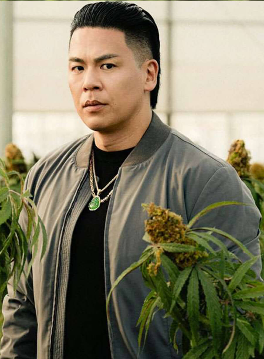 Jackie Ming Tulsa King Grey Bomber Jacket