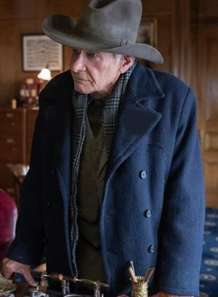 Jacob Dutton 1923 S02 Blue Wool Peacoat
