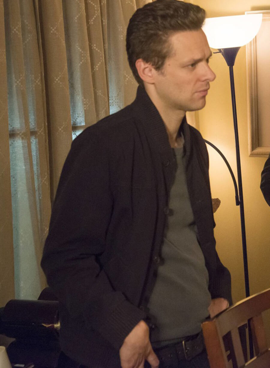 Jacob Pitts Justified Black Bomber Jacket