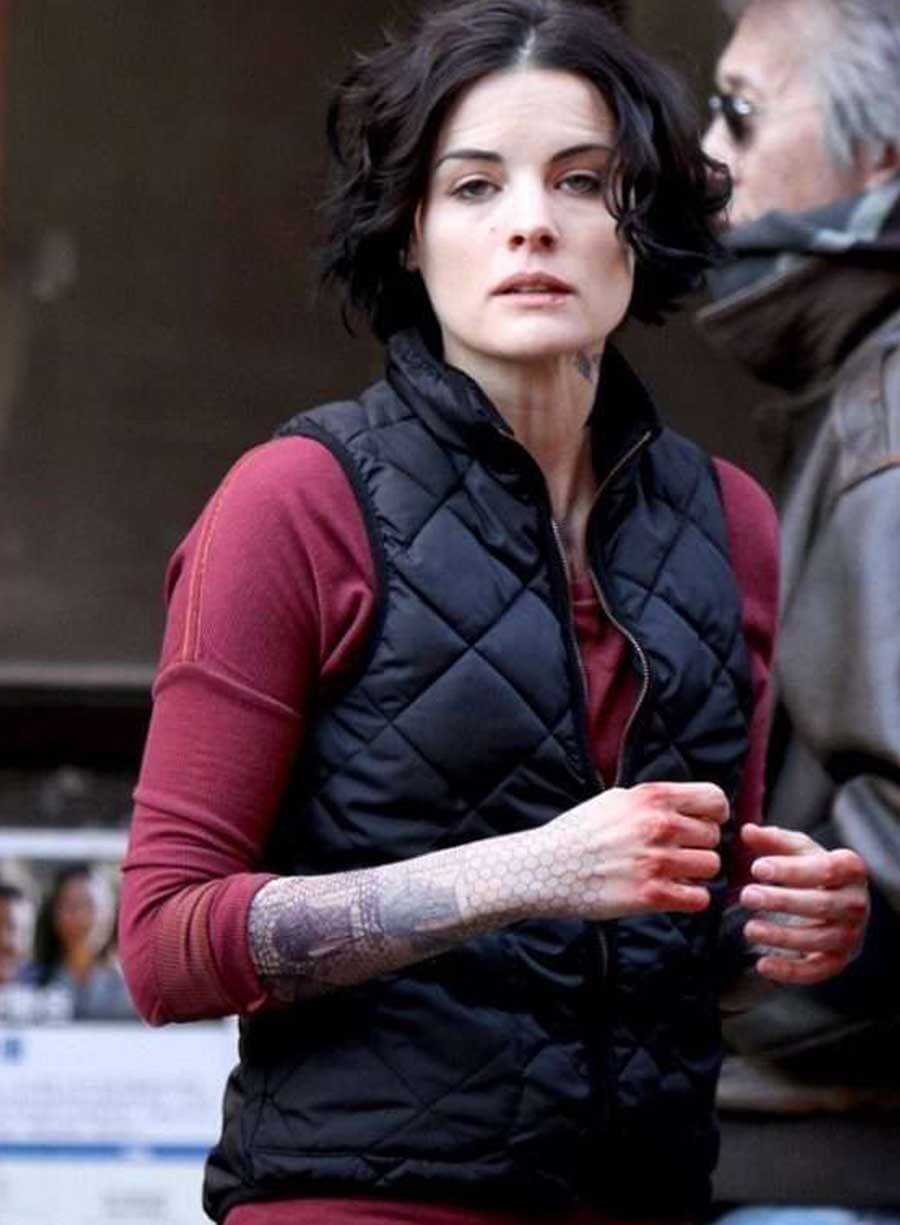 Jaimie Alexander Blindspot Black Vest