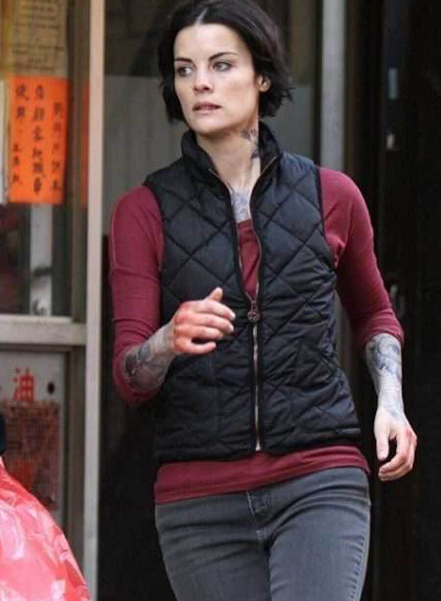 Jaimie Alexander Blindspot Black Vest