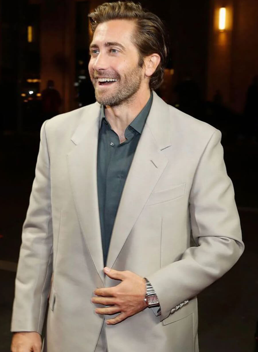Jake Gyllenhaal Beige Blazer
