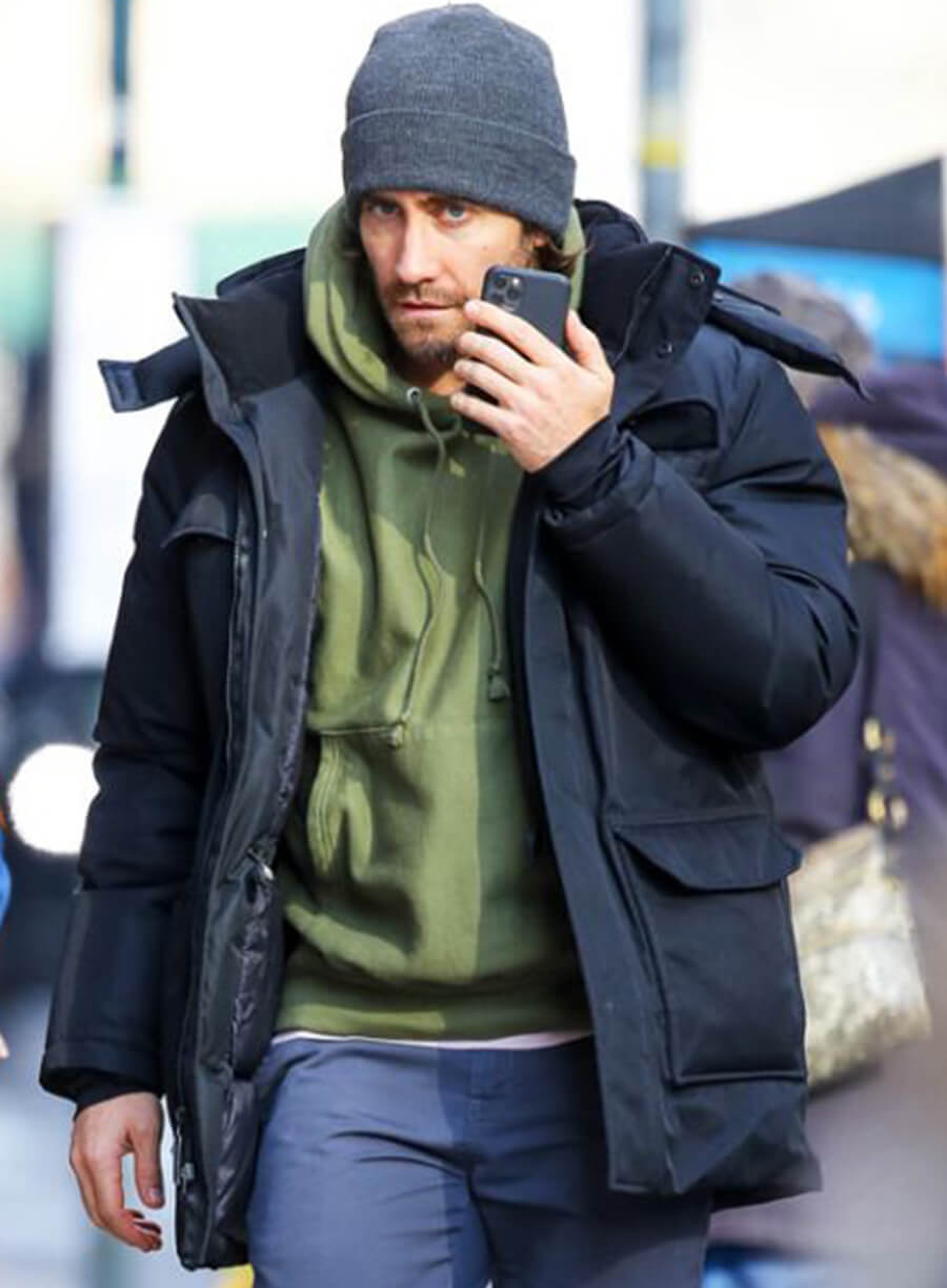Jake Gyllenhaal Black Cotton Jacket