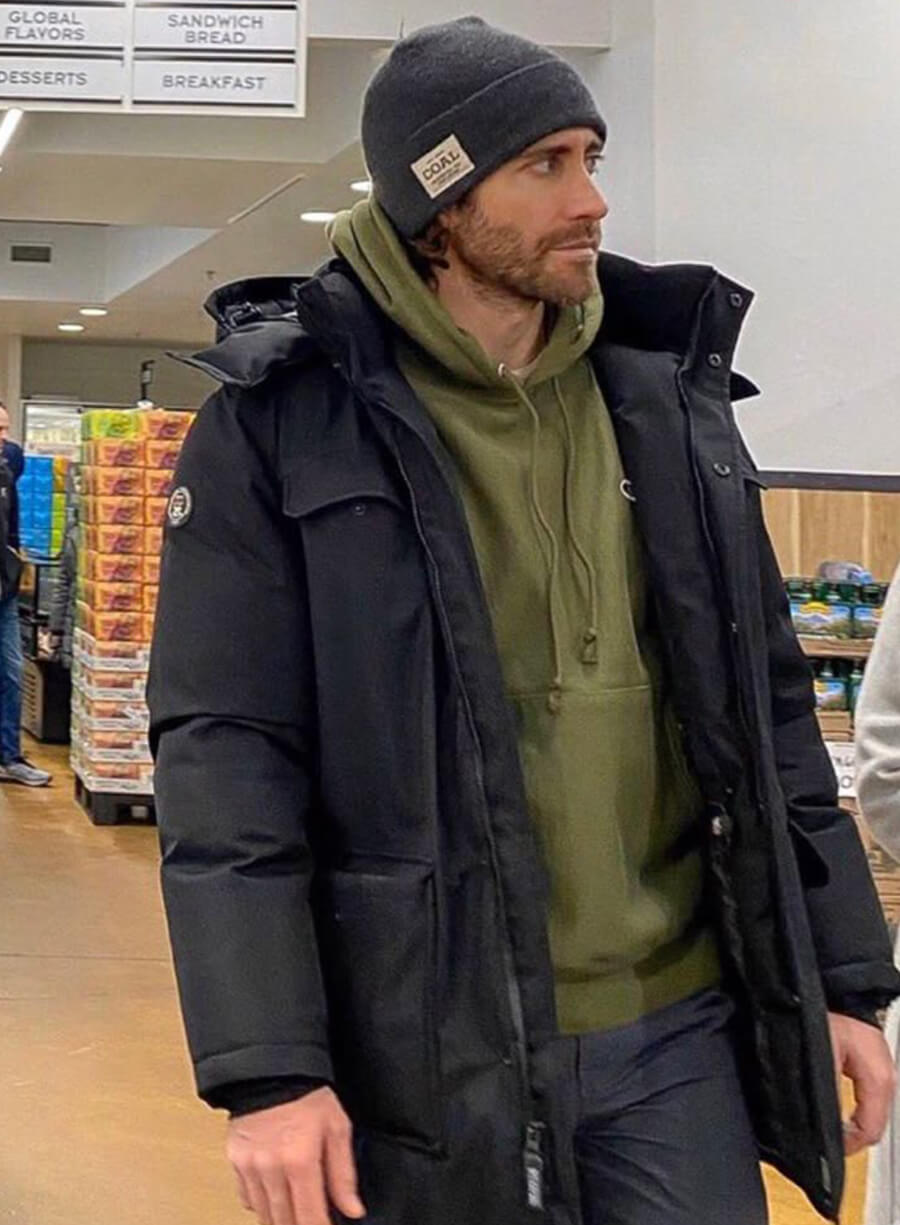 Jake Gyllenhaal Black Cotton Jacket