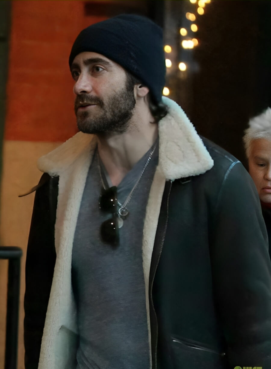 Jake Gyllenhaal Black Suede Leather