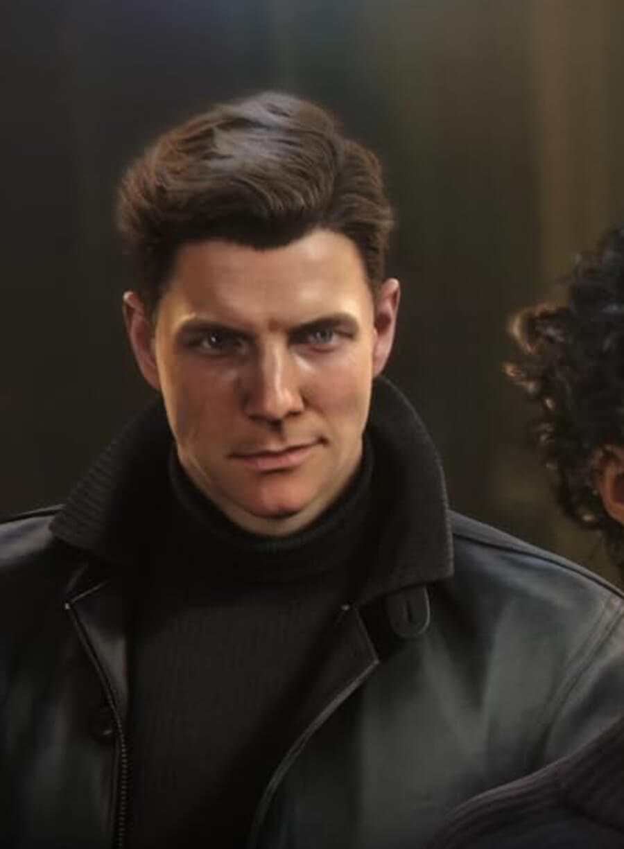 James Bond 007 First Light Black Leather Jacket