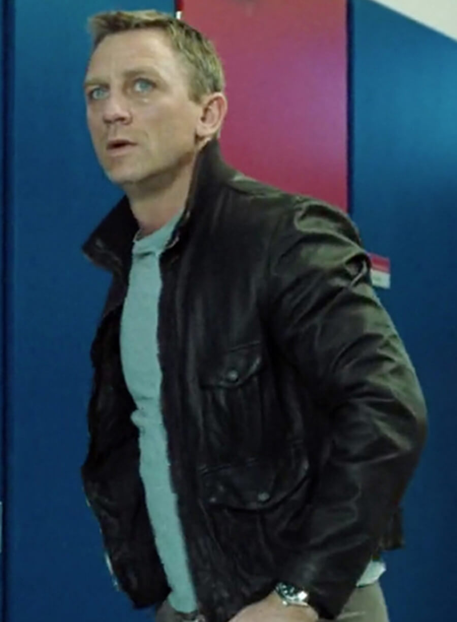 James Bond Casino Royale Leather Jacket