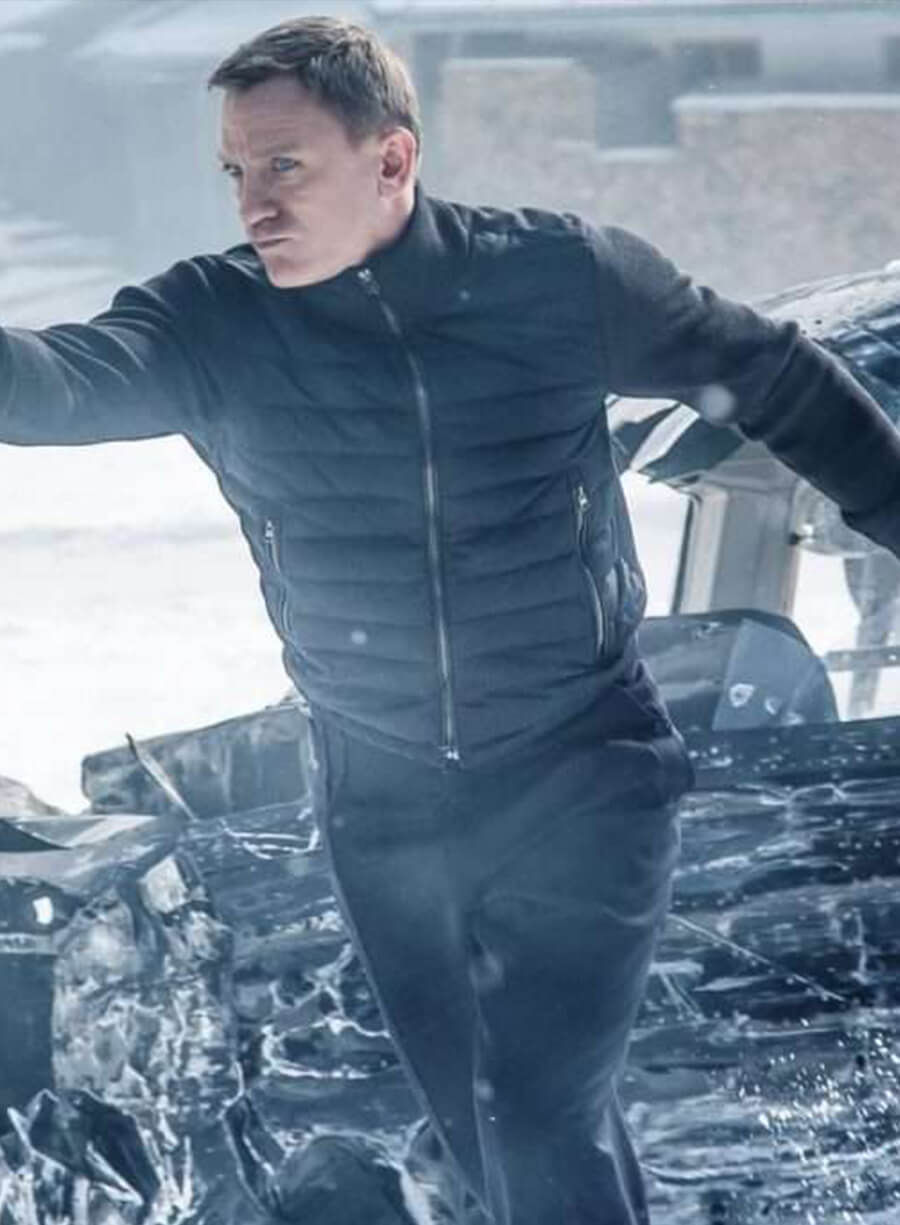 James Bond Specter Blue Bomber Jacket