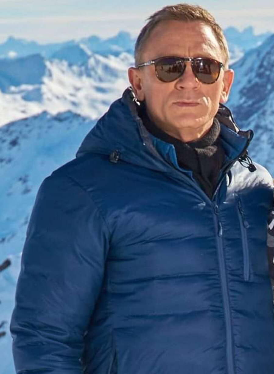 James Bond Spectre Blue Parachute Jacket