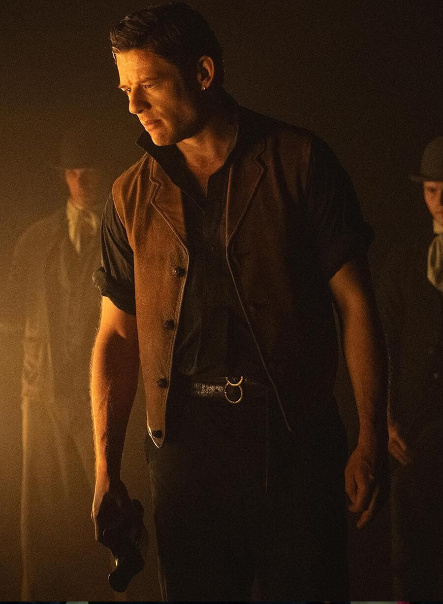 James Norton House of Guinness 2025 Brown Vest