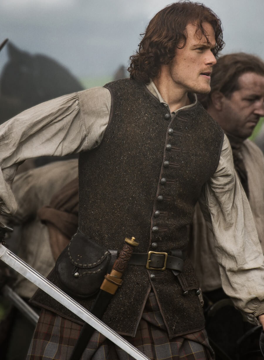 Jamie Fraser Outlander Brown Vest