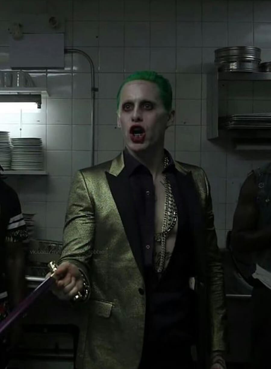 Jared Leto Suicide Squad Joker Green Blazer