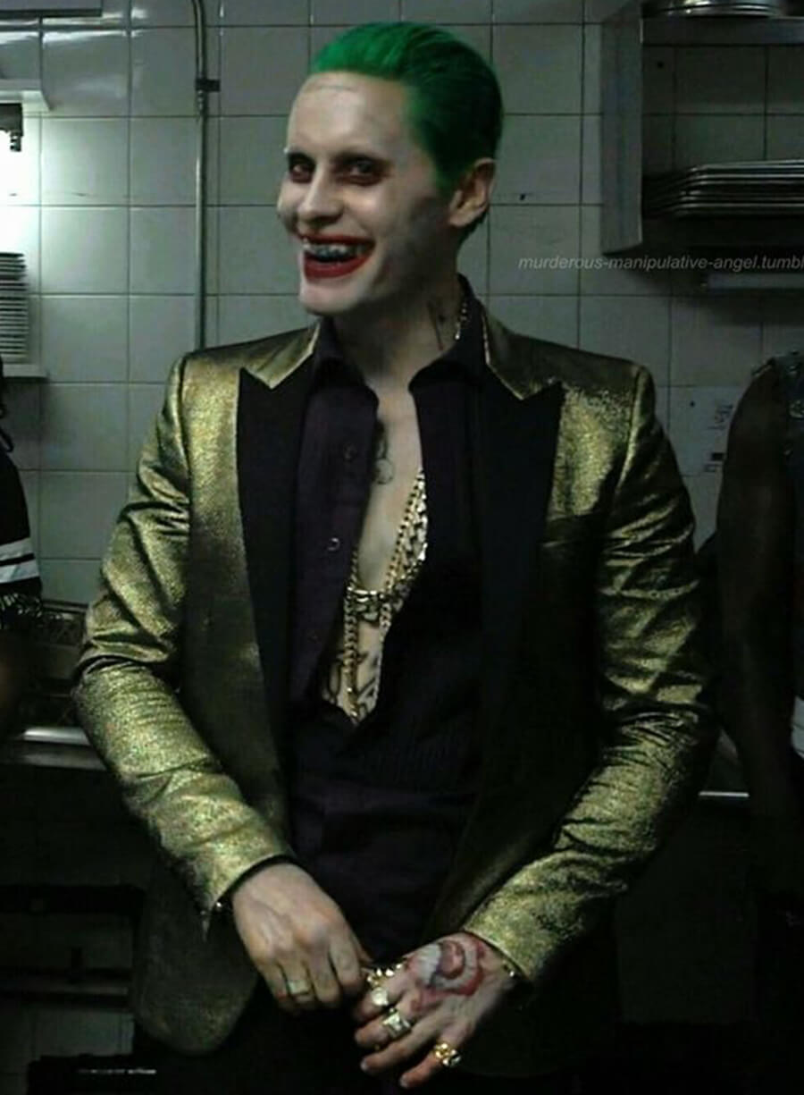 Jared Leto Suicide Squad Joker Green Blazer