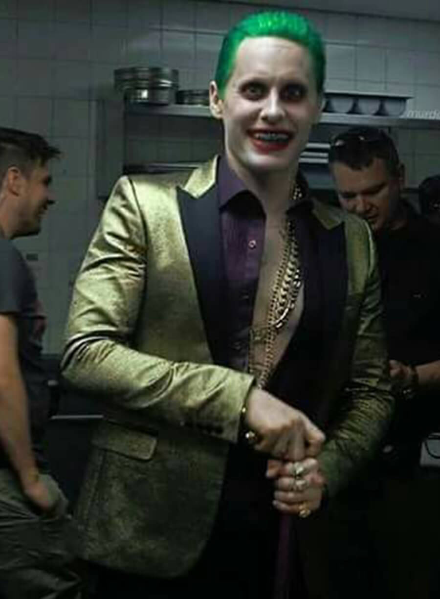 Jared Leto Suicide Squad Joker Green Blazer