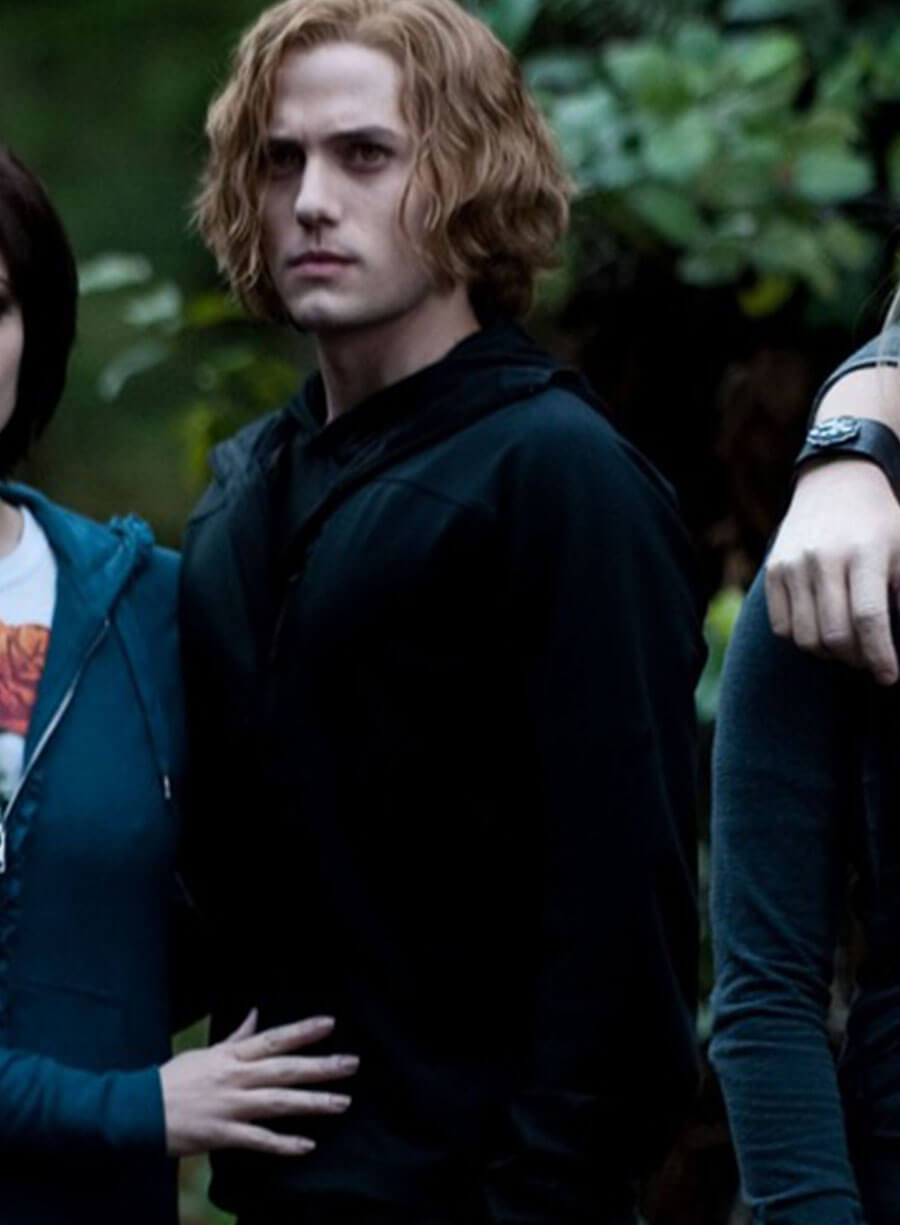 Jasper Hale The Twilight Saga: Eclipse Black Windbreaker Jacket