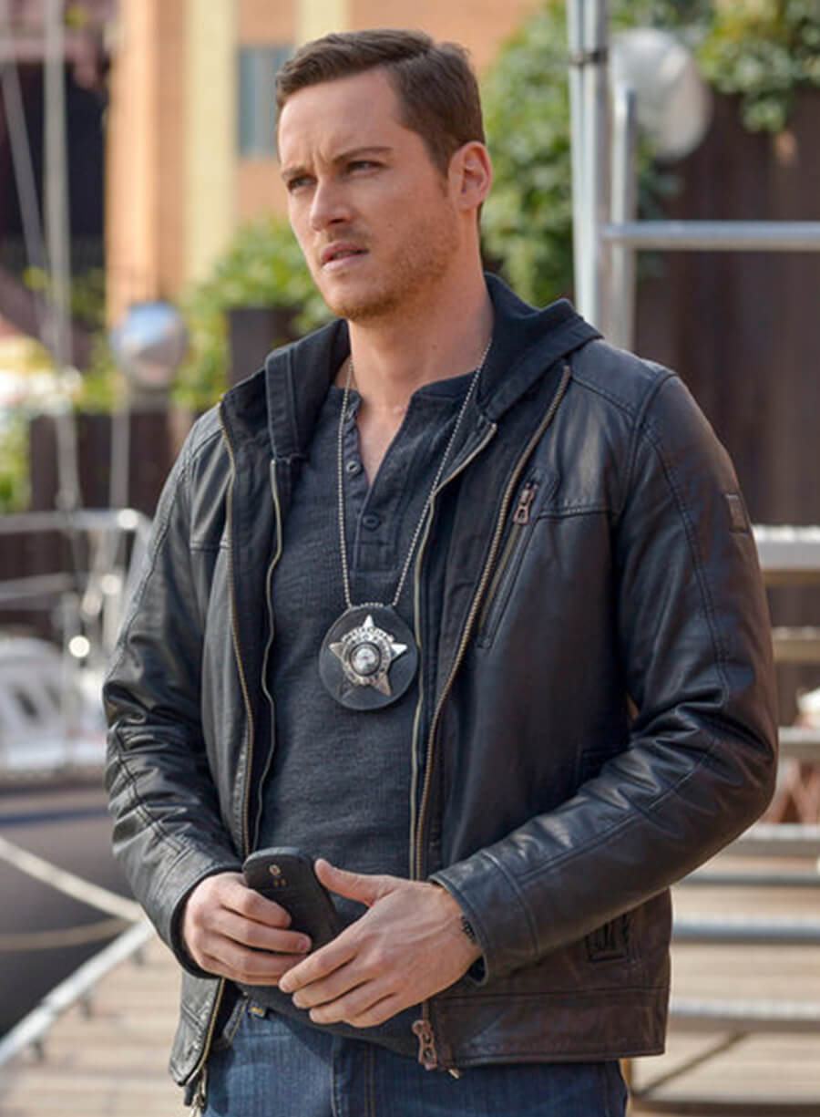 Jay Halstead Chicago P.D. Black Leather Jacket
