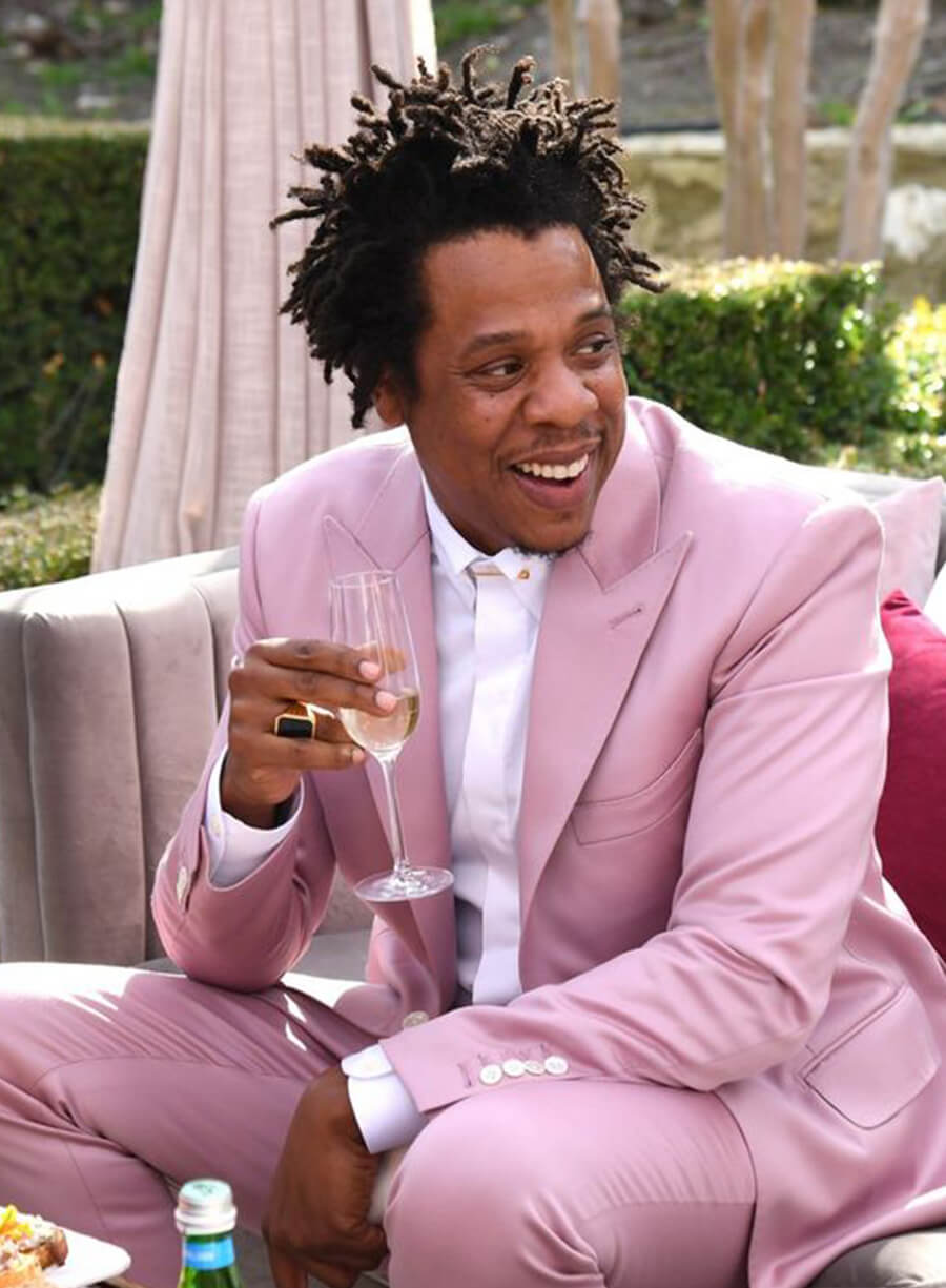 Jay-Z Pink Suit