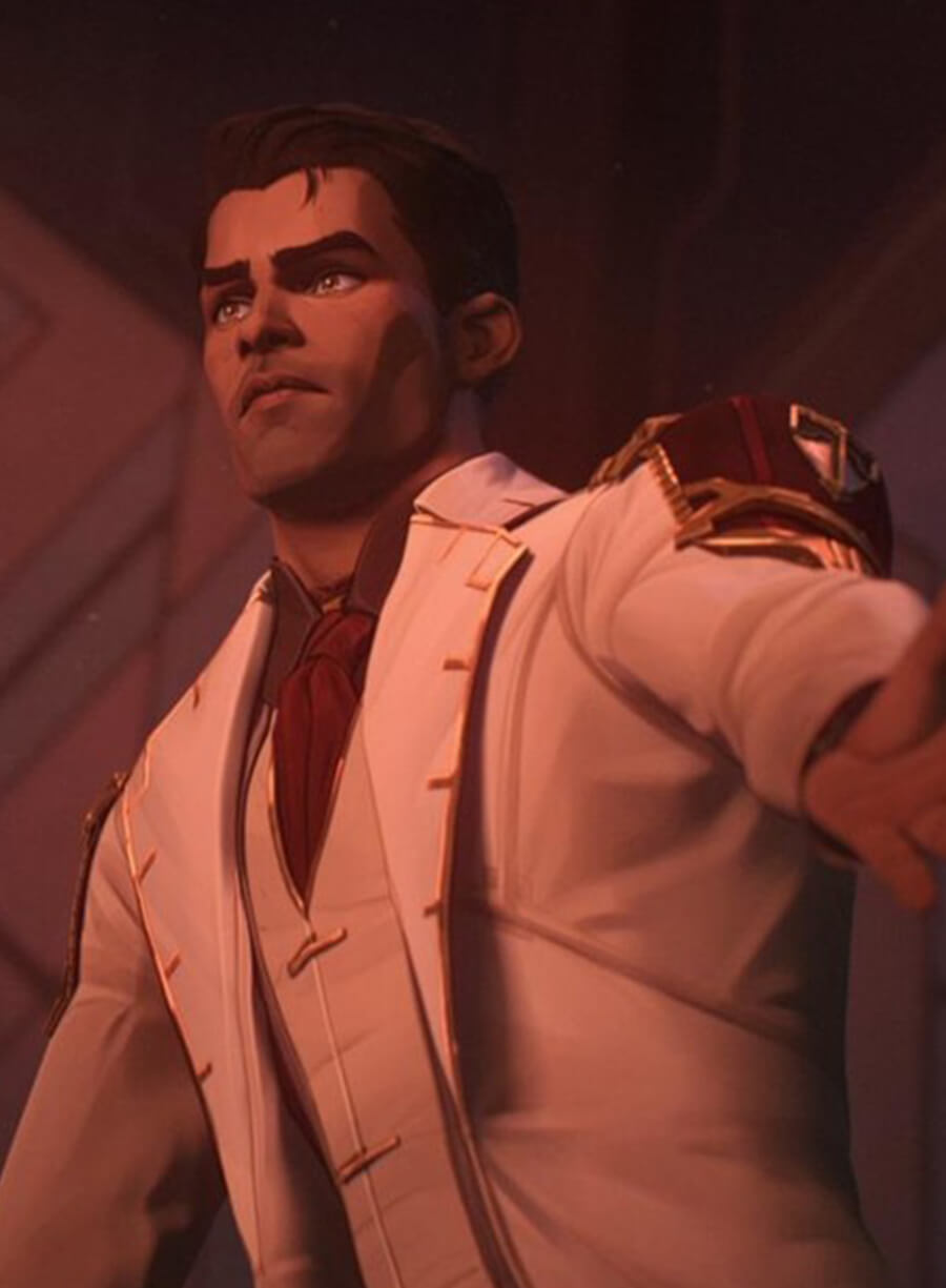 Jayce Arcane White Blazer